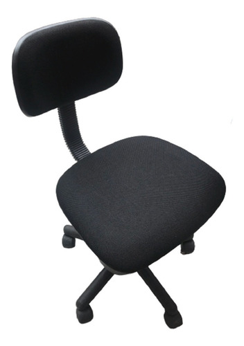 Imagen 4 de 5 de Silla Secretarial Basica Para Oficina Color Negro Remate