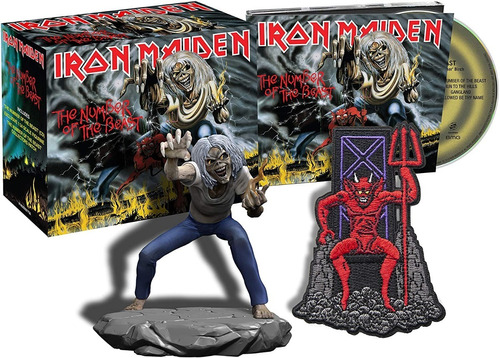 Iron Maiden The Number Of The Beast Cd Remastered + Figura