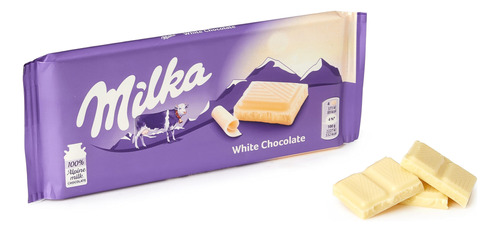 Milka (alemania) Weisse Schoolkolade (chocolate Blanco) Paq.