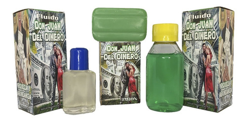 Kit Fluido Jabon Locion Tapa Juan Dinero Pai Joao X 6