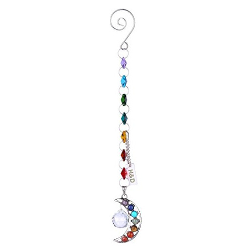 H Y D Halfmoon Chakra Suncatcher Prismas De Cristal Hechos A