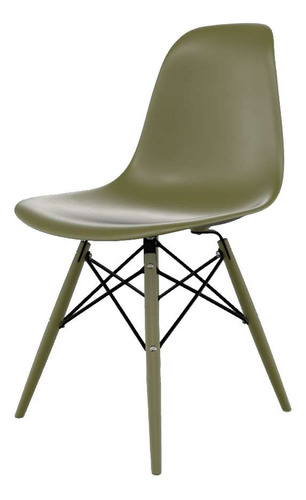 Cadeira Eames Dsw Musgo Estrutura Da Cadeira Verde