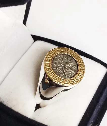 Anillo versace plata hombre hotsell