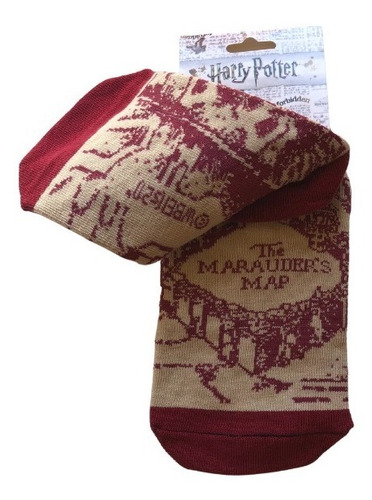 Medias Cortas Mapa Del Merodeador - Harry Potter