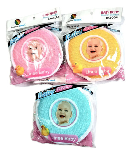 Kit 30pz Esponja Con Tela Extra Suave Para Baño Bebes Color Surtido Lisa