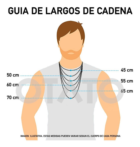 Collar Hombre - Cadena Hombre - Collar Eslabón Cubano - Collar Acero Quirúrgico - Cadena Eslabon Cubano Acero