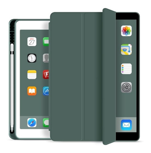 Funda Smart Cover Con Portalápiz Para iPad 10.2 7ma/8va Gen.