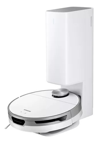 Aspiradora Robot Samsung Jetbot Con Clean Station Blanco