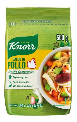 Knorr Caldo De Pollo Bolsa 500g