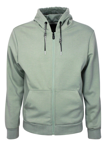 Sudadera Hombre Con Capucha Casual Roosevelt Dlj Con Cierre 