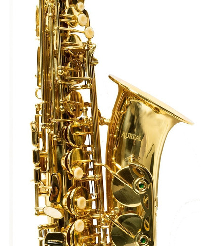Saxofón Alto Aureal Eb Laqueado Aas1 Alta Calidad, Kit