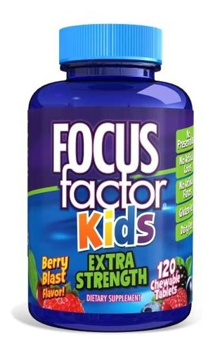 Focus Factor Masticable Diario Extra Fuerte Para Niños Para