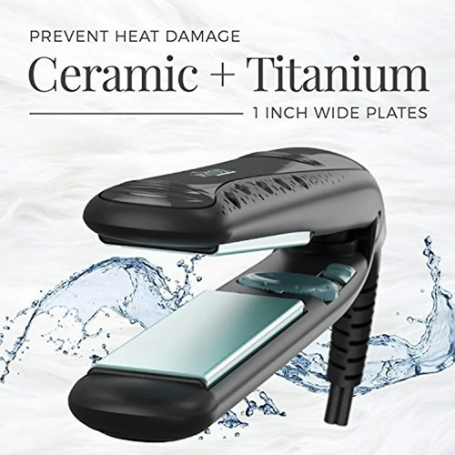 Imagen 5 de 8 de Planchade Cabello Placa De Ceramica Straight Remington S7310