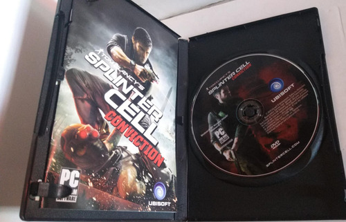 Juego Fisico Pc - Sprinter Cell - Convic - Original + Manual (Usado)