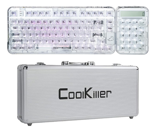 Ck75 Ck21 Teclado Numérico Mecánico Rgb Aluminio Inalámbric