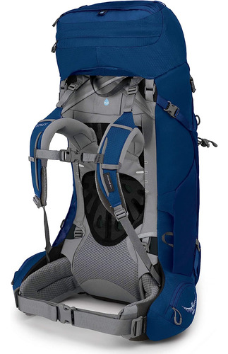 Mochila Senderismo Azul Osprey Ariel + Cubierta Lluvia 55l