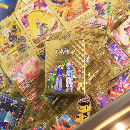 Juego De Mesa Coleccionable Cartas/mazo De Láminas Doradas