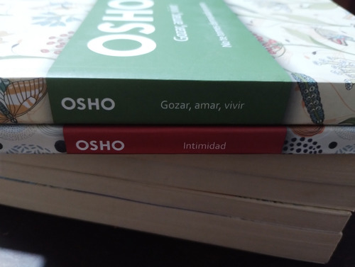 Lote X 2 Osho: Intimidad/ Gozar, Vivir, Amar. Usados.olivos (Usado)