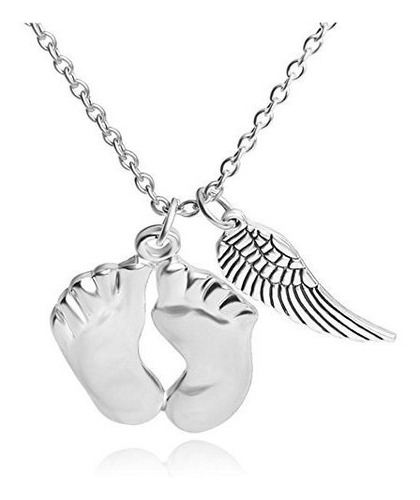 Lindo Bebe Pies Angel Alas Colgantes Collar Joyeria Hecha A Mercado Libre Lindo Bebe Pies Angel Alas Colgantes Collar Joyeria Hecha A Mercado Libre