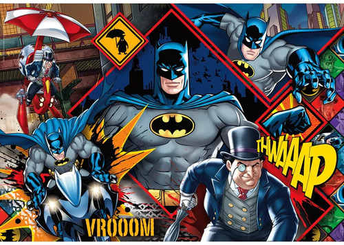 Rompecabezas Batman Pinguino Villano Heroe 180 Pz Clementoni