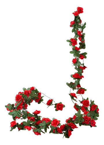 Guirnalda De Flores Artificiales En 3d, Guirnalda De Flores