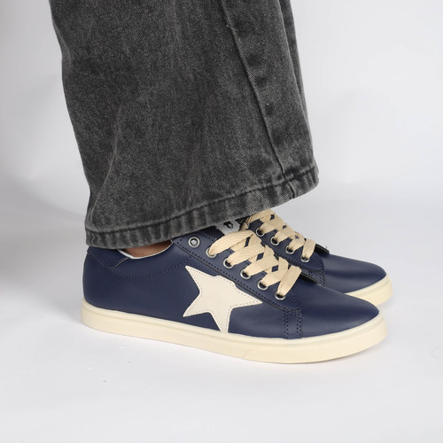 Zapatillas Mujer Eco Cuero Urbanas Comodas Oldtown Polo