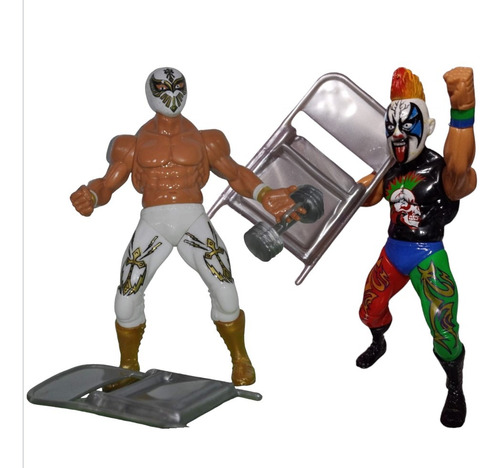 2 Muñecos De Lucha Libre Mexicana - Arma Tu Dupla Luchadores