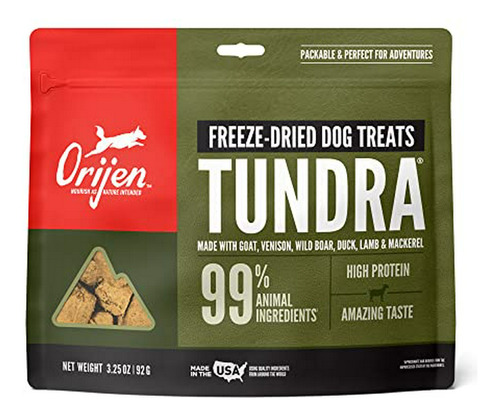 Orijen Liofilizado Dog Treats, Tundra, Biológicamente Apropi