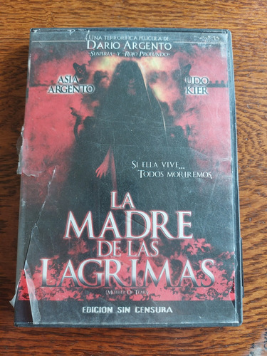 La Madre De Las Lágrimas Darío Argento Película Dvd Original
