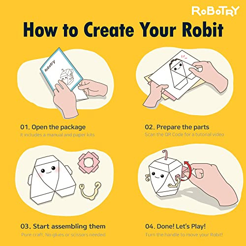 Kit De Robot De Papel Movimiento, Magi Maestro Mago | K...