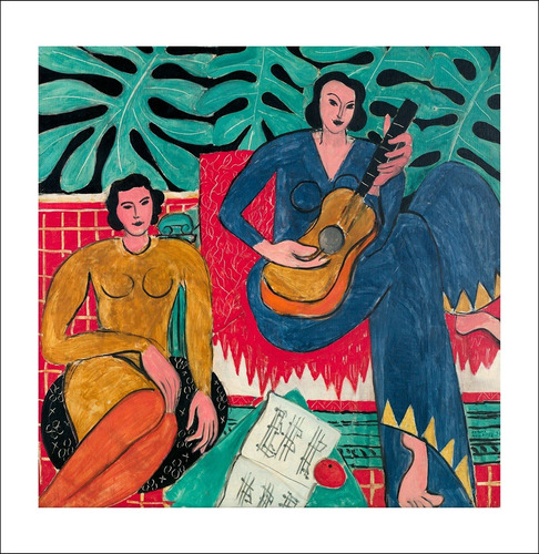 Lamina Fine Art La Musica Henri Matisse 70x72 Cm Myc Arte 