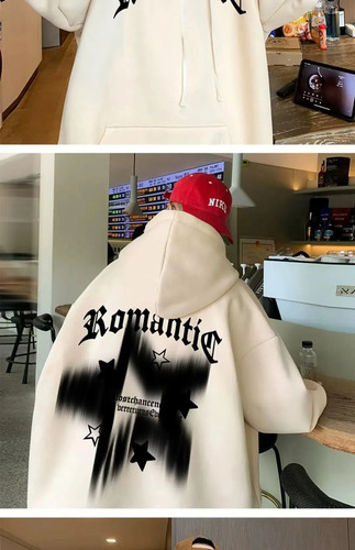 Moderna Sudadera Con Capucha De Forro Polar Para Hombre, Est