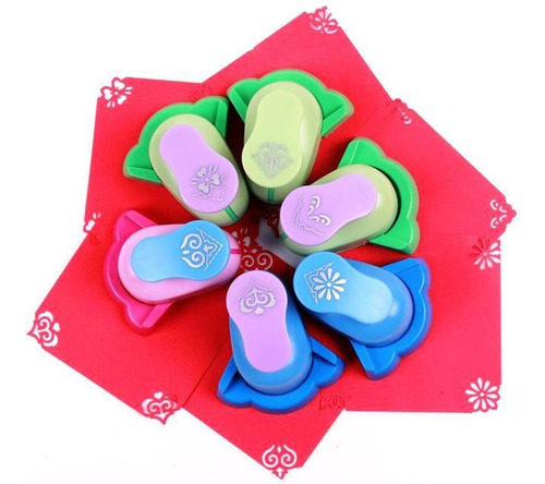 Imagen 4 de 6 de Perforadora Sacabocado Esquinero Scrapbooking Curva Doble 14