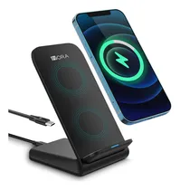 Comprar Cargador inalámbrico 15W, Soporte del Celular, para iPhone 11\u002F12\u002F13\u002F14\u002F15, para Samsung y otros dispositivos que soportan carga inalámbraca, 1Hora