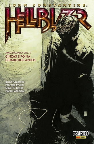 John Constantine, Hellblazer: Amaldiçoado - Volume 5: Cinzas e pó na cidade do anjos, de Azzarello, Brian. Editora Panini Brasil LTDA, capa mole em português, 2019