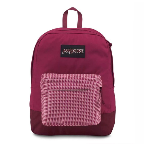 Mochila Jansport Black Label Superbreak Red Combo 6822