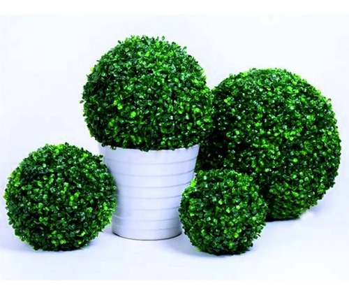 Esfera Decoracion Cesped Artificial 18cm Bola Bocha Topiaria