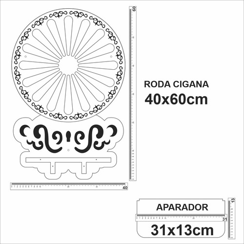 Imagem 3 de 7 de Altar Roda Cigana - Para Povo Cigano / Sara Kali