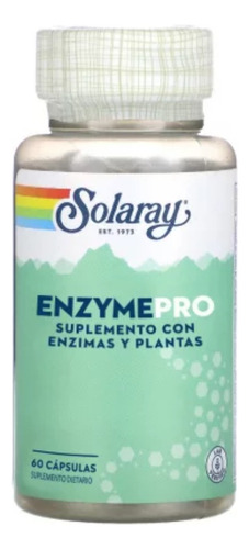 Enzymepro X 60 Caps Solaray - Unidad a $44207