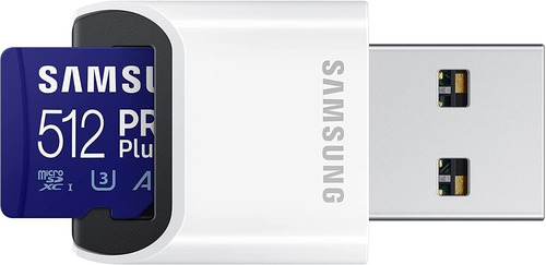 Tarjeta De Memoria Samsung Pro Plus Lector Usb 512gb 160mb/s