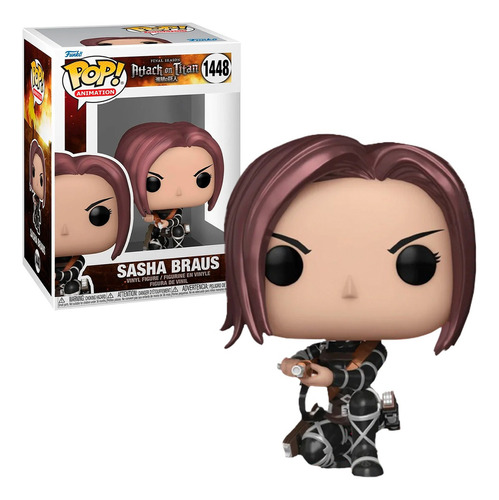 Blusa Funko Pop Sasha Metálico #1448 Anime Attack On Titan