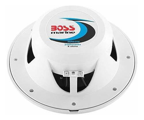Boss Audio Marine 2 vías De 150 vatios Altavoces De Rango Completo, 6,5 /16,5 Cm, 6.5 , Blanco
