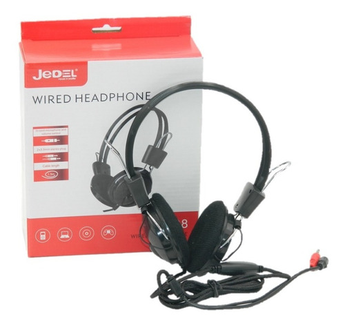 Audífonos Con Micrófono Audio Jedel Jd-808 Pc Laptop Gamer