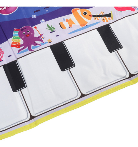 Alfombrilla Ocean World Music, Sensible Al Tacto, Plegable