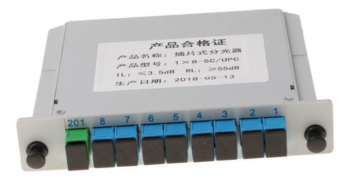 2piezas 1 A 8 Módulo Divisor De Fibra Tipo De Inserción De