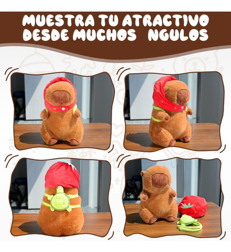 Juguete Peluche Capibara ,juguete Regalo Perfectos