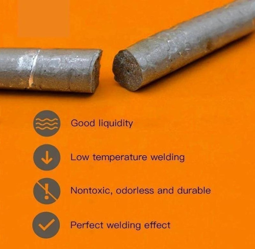 3 Barras De Soldadura Rápida Aluminio Baja Temperatura 78mm