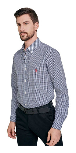 Camisa U.s. Polo Assn. Para Caballero Usbms-48-7223 Marino