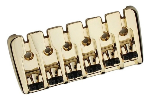 Puente Bajo 6 Cuerdas Sambong Bb003g 16mm Deluxe Dorado Gold