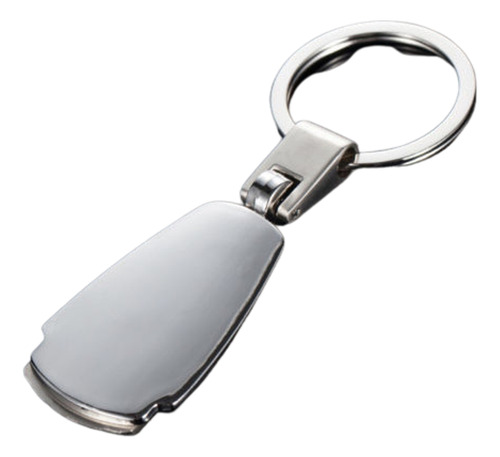 Llavero Importado De Metal Estilo Cromo Con Logo De Honda Cromado